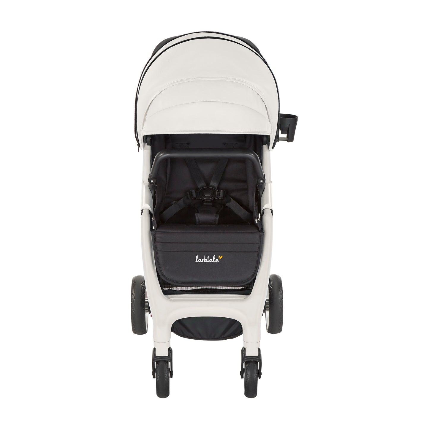 Larktale Chit Chat+ Compact Stroller with Patented Space Frame Technology - Cottesloe Cream