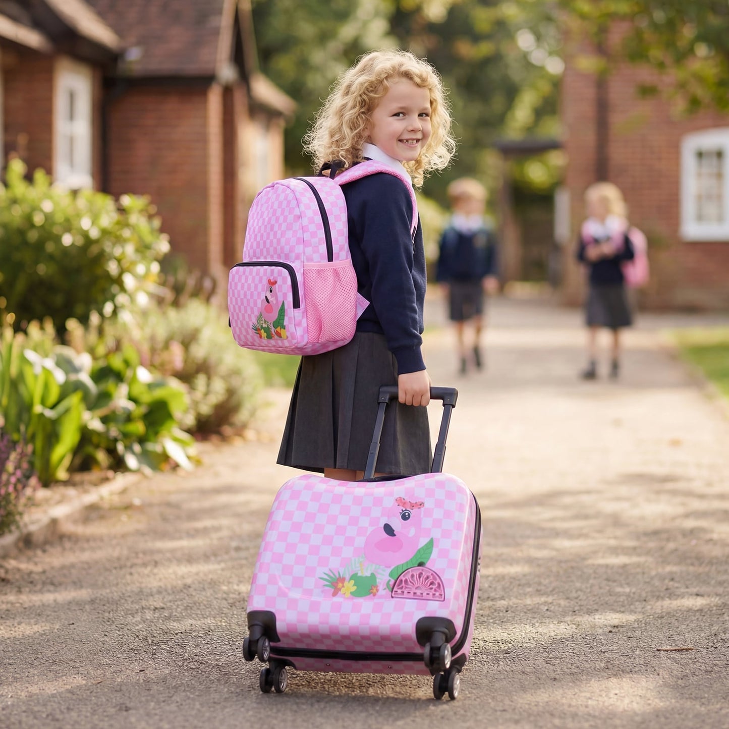 2-Piece Kids Luggage Set with Spinner Wheels