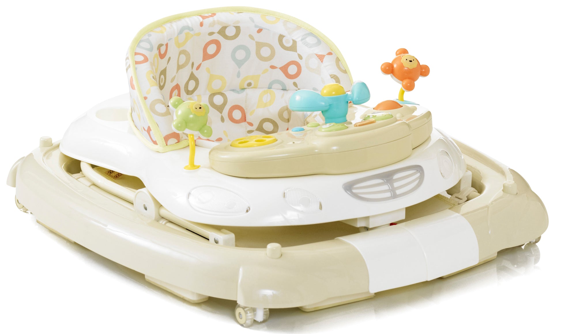 Baby walker compact design on a white background