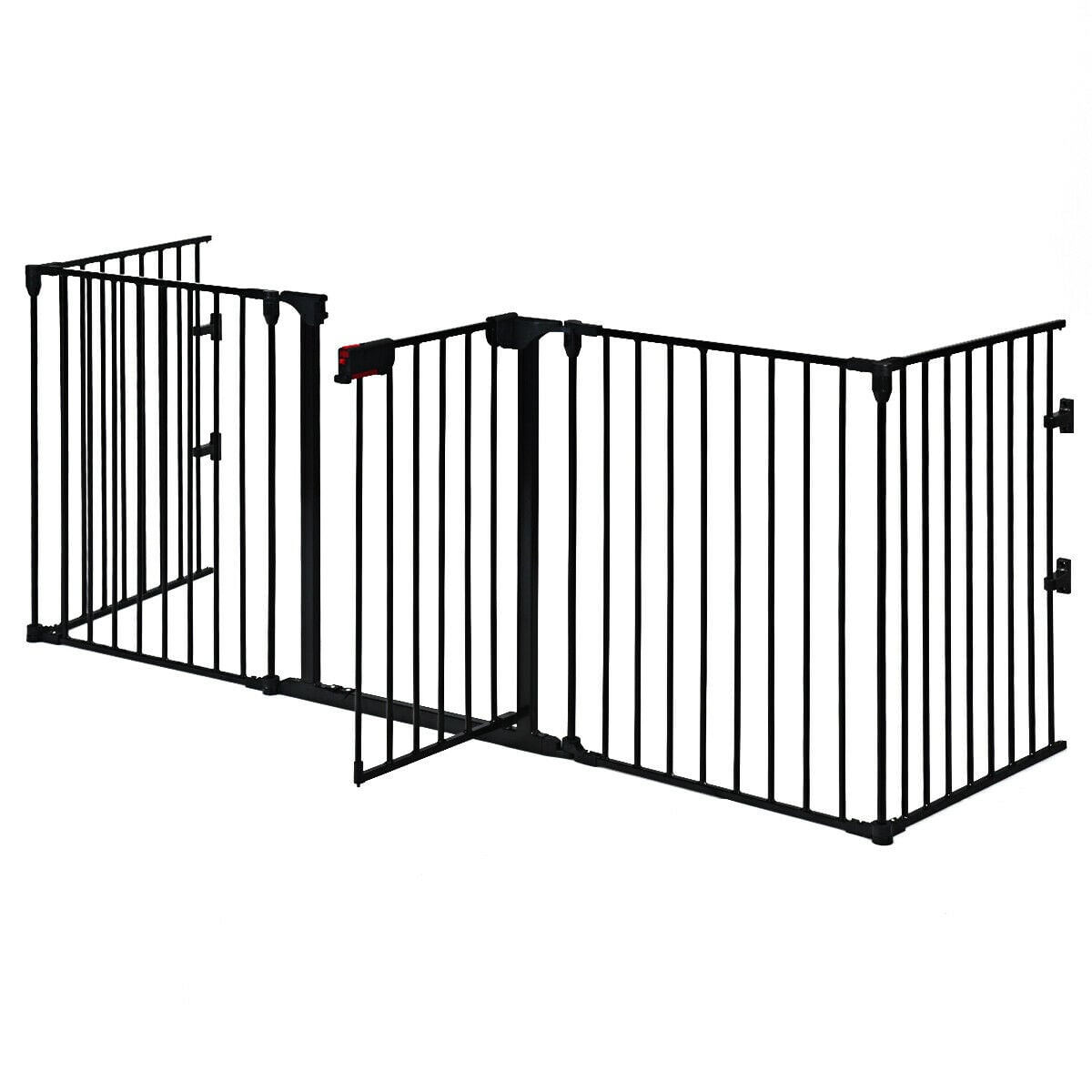 5-Panel Baby Safety Playpen & Fireplace Barrier