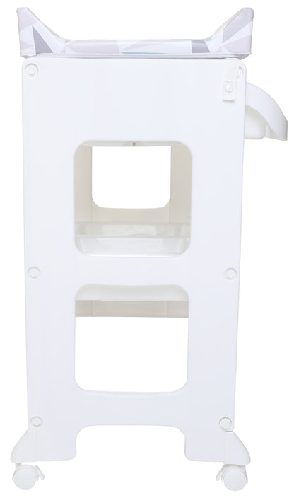 Peachy Changing Unit with Integrated Bath and Storage