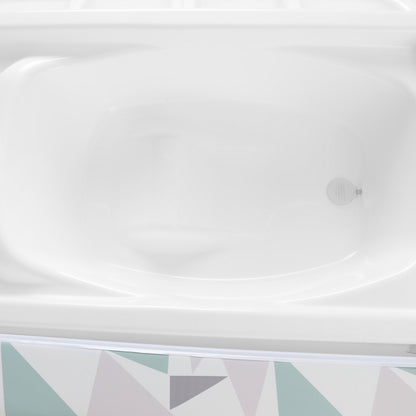 Peachy Changing Unit with Integrated Bath and Storage