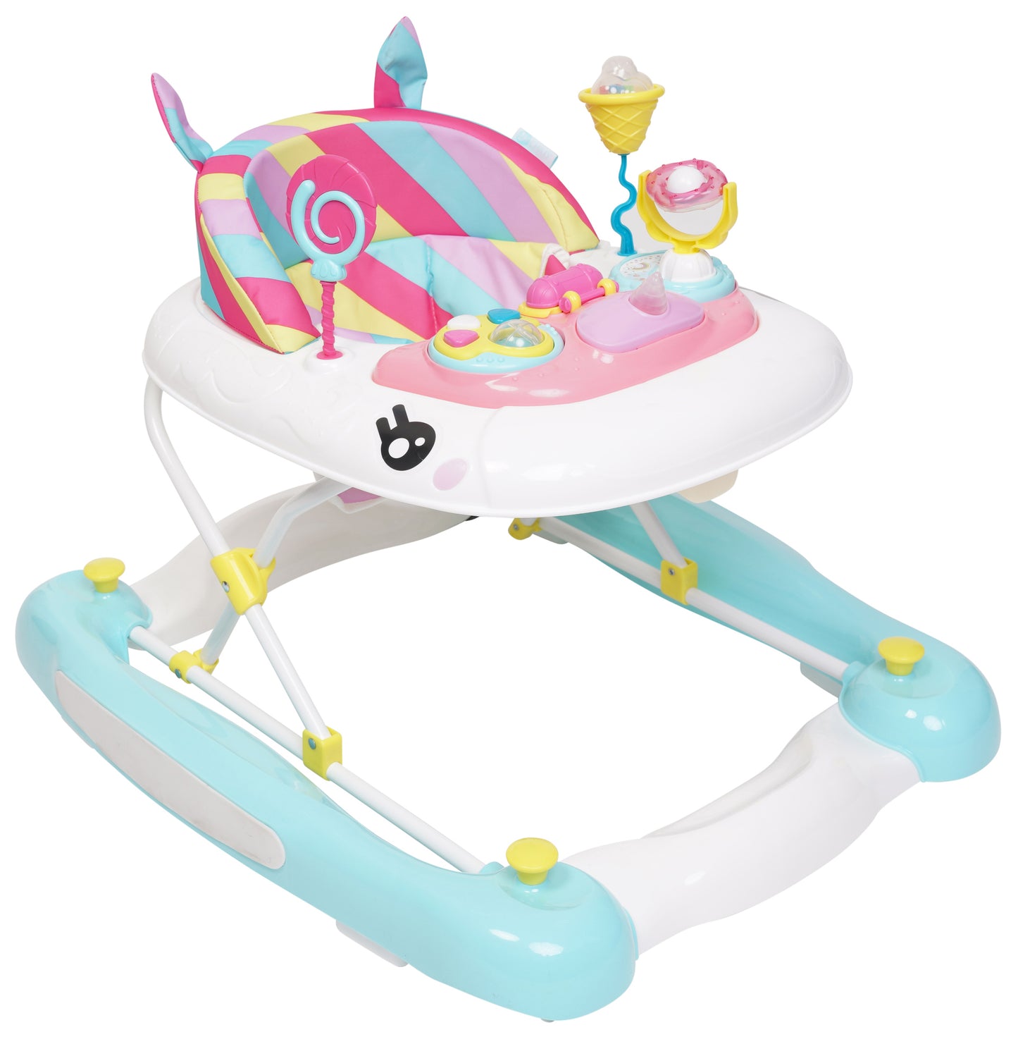 Unicorn 2 in 1 Walker Rocker with Colour-Changing Horn