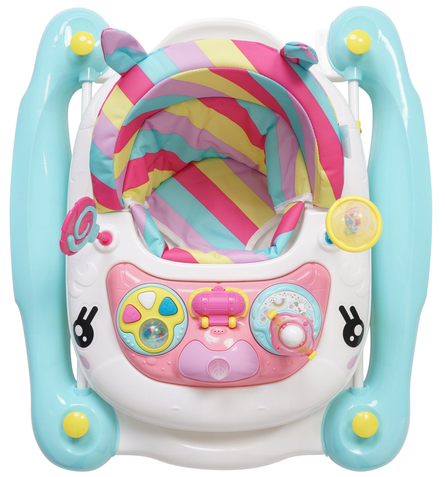 Unicorn 2 in 1 Walker Rocker with Colour-Changing Horn