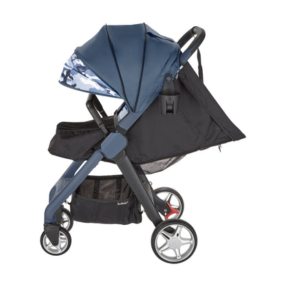 Larktale Chit Chat+ Compact Stroller with Patented Space Frame Technology - Longreef Navy