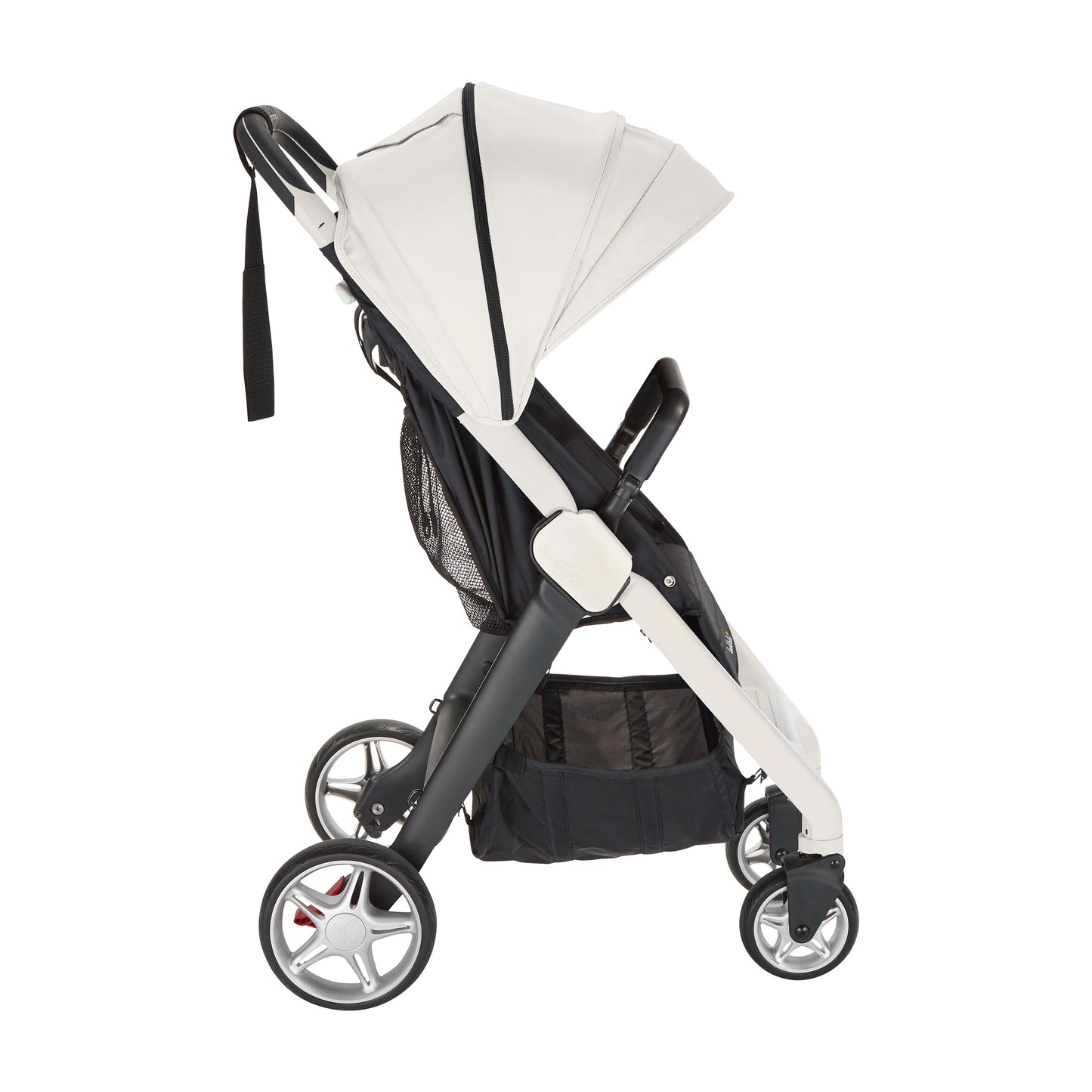 Pushchair, Cottesloe Cream, side view showing seat and canopy