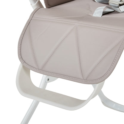 Hideaway Highchair with Compact Fold and Quilted Seat - Grey