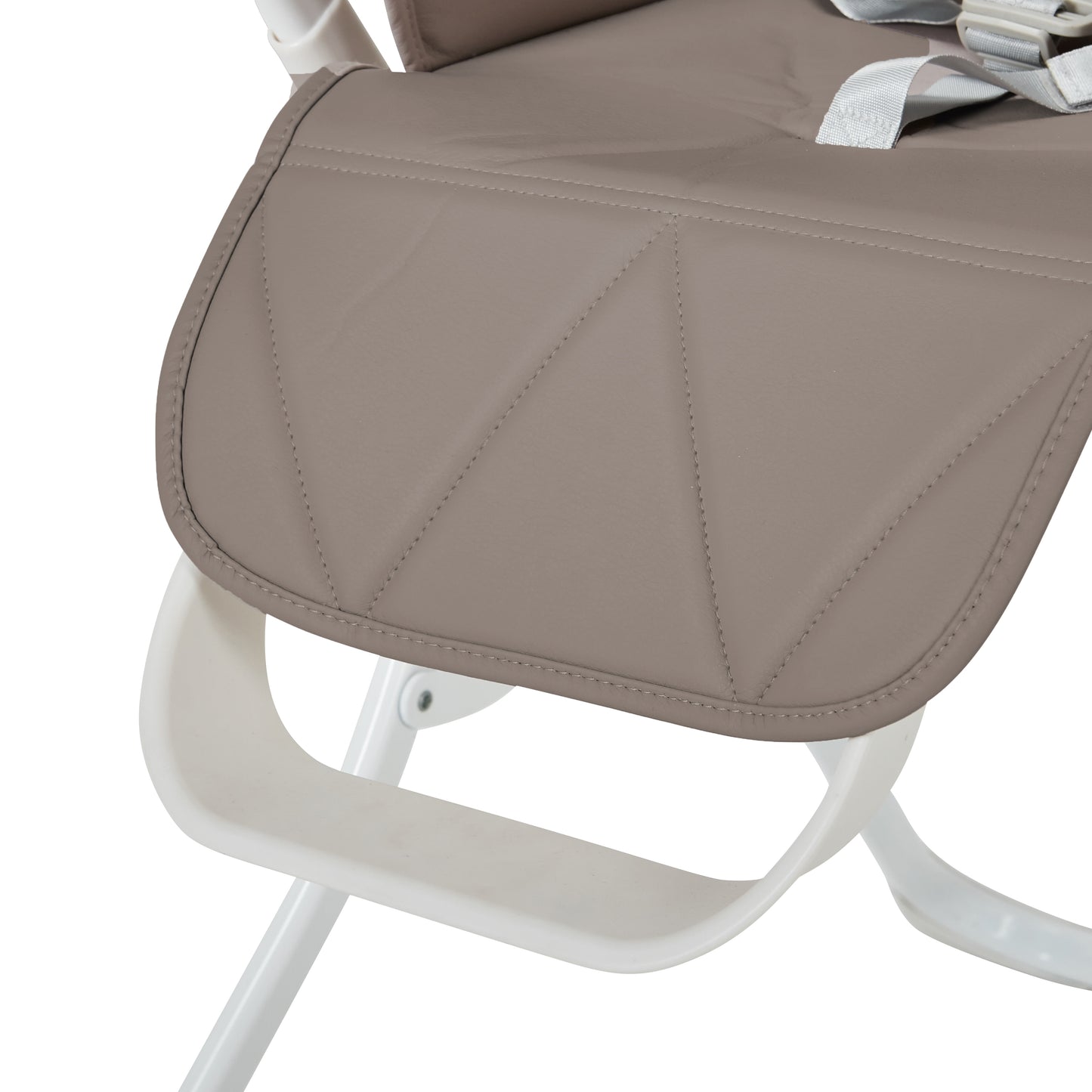 Hideaway Highchair with Compact Fold and Quilted Seat - Charcoal