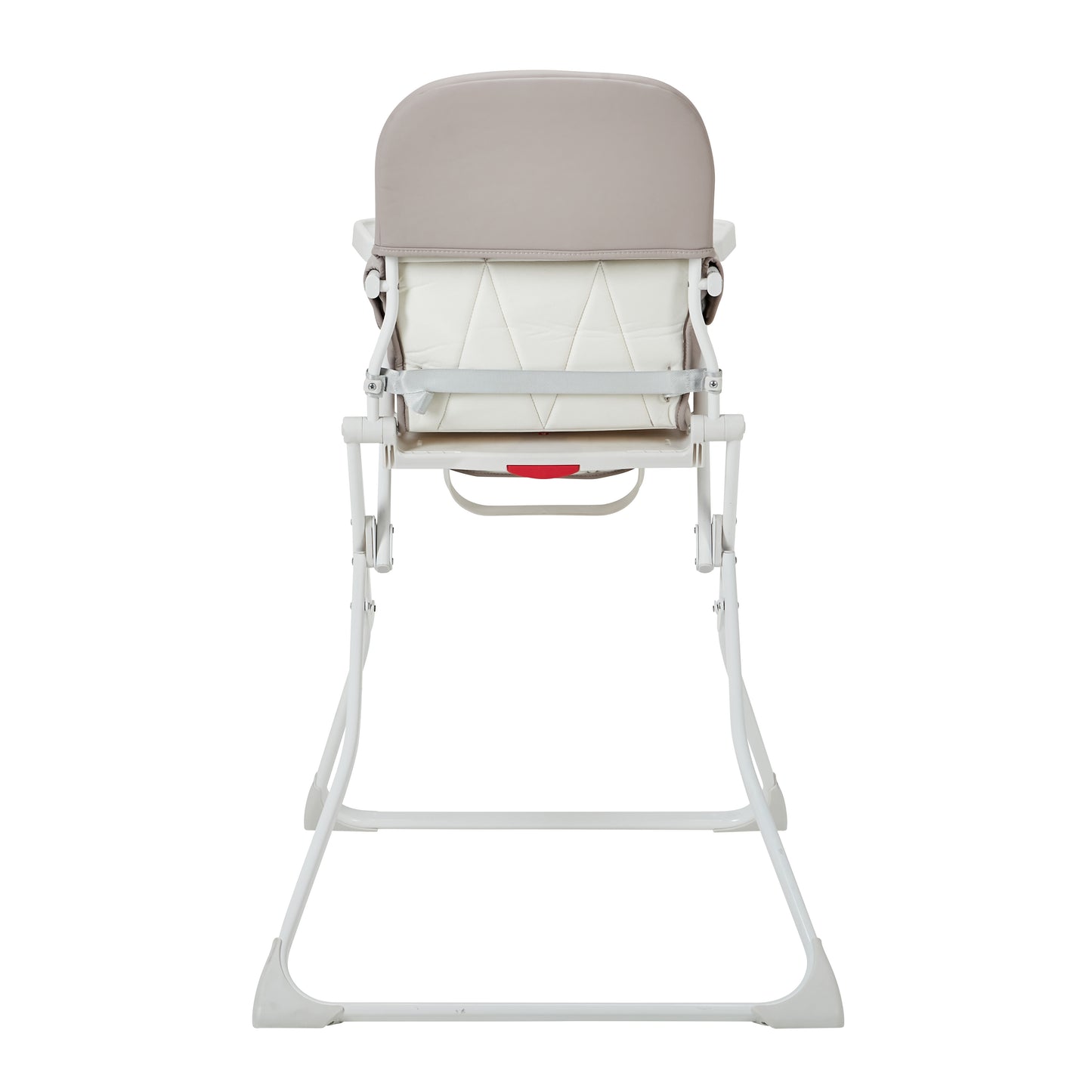 Hideaway highchair, back view showing legs 