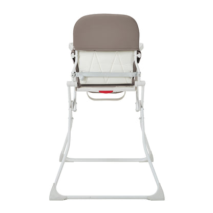 Hideaway Highchair with Compact Fold and Quilted Seat - Charcoal
