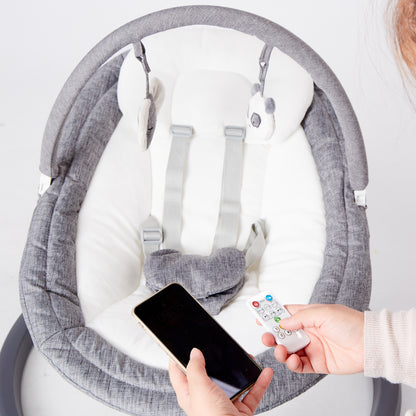 MyChild Drift Baby Rocker with Side-to-Side Swing & Bluetooth Music | Remote Control | Birth to 9kg