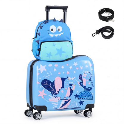 2-Piece Kids Luggage Set with Spinner Wheels