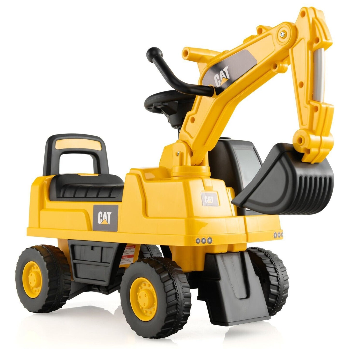 Kid'S Rid-On Digger with Rotatable Digging Bucket