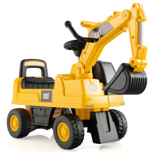 Kid'S Rid-On Digger with Rotatable Digging Bucket