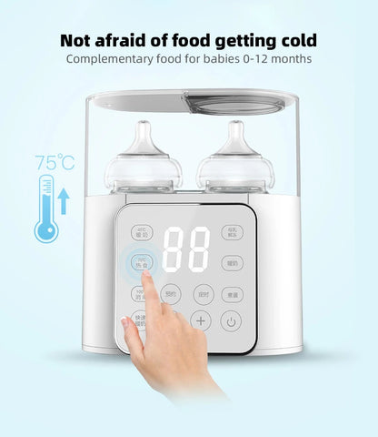 Smart Bottle Warmer & Sterilizer Combo (LCD temperature control) 