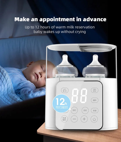 Smart Bottle Warmer & Sterilizer Combo (LCD temperature control) 