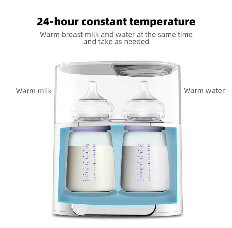 Smart Bottle Warmer & Sterilizer Combo (LCD temperature control) 