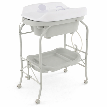 2-in-1 Foldable Baby Changing Table & Bathtub Station for ages 0 – 12 Months