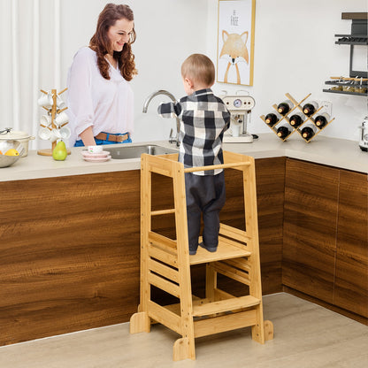 Montessori Toddler Kitchen Step Stool & Learning Tower