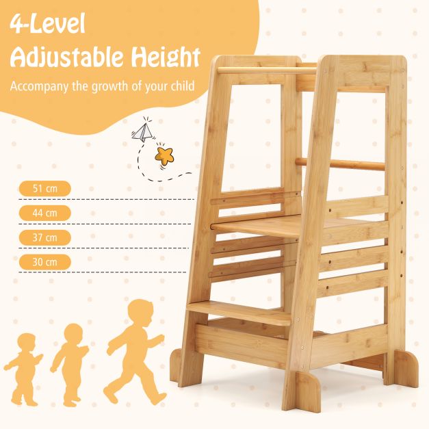 Montessori Toddler Kitchen Step Stool & Learning Tower