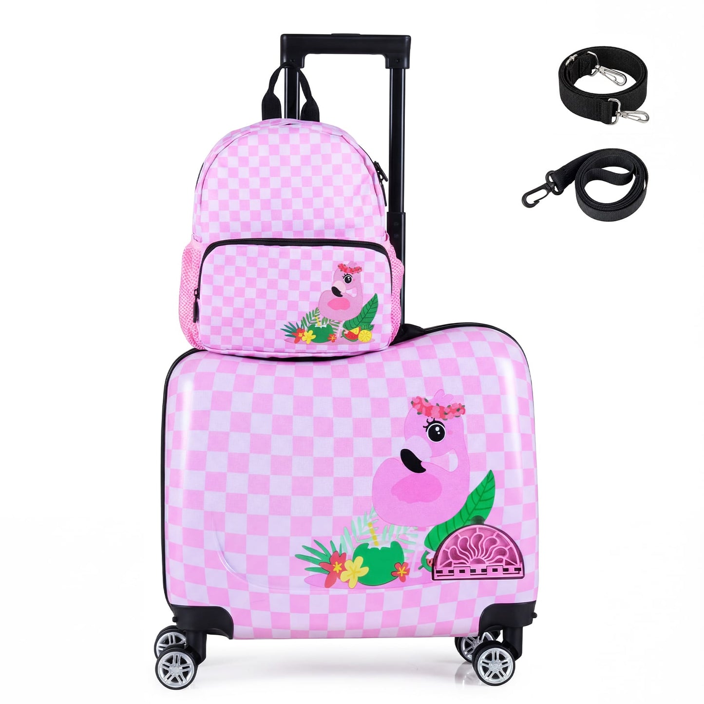 2-Piece Kids Luggage Set with Spinner Wheels