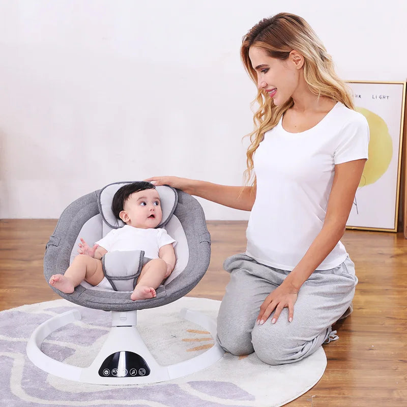 Electric Baby Swing Chair with Music + Remote Control