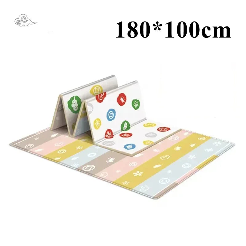 Foldable Foam Baby Play Mat (extra thick, waterproof, reversible) 