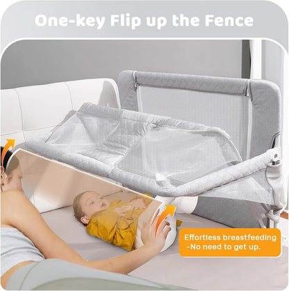 3-in-1 Folding Baby Crib – Portable Co-Sleeping Sleeper