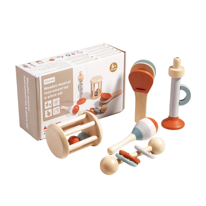 Baby Musical Instruments Sensory Rattle Toys 