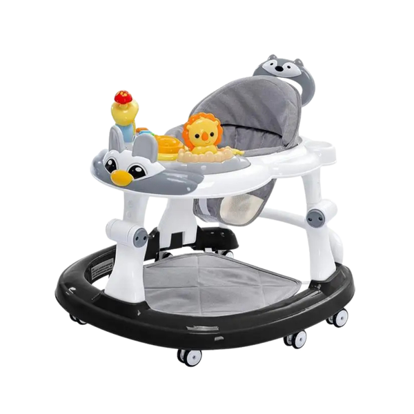 Multifunctional Baby Walker with Music & Detachable Toys 