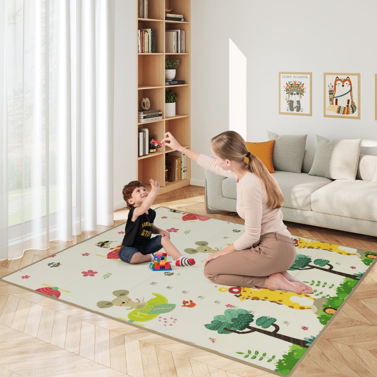 Foldable Baby Play Mat - 178 x 148 cm